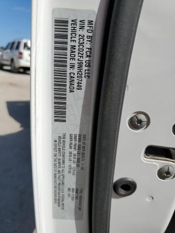 2C3CDZFJ9NH207449 - 2022 DODGE CHALLENGER R/T SCAT PACK WHITE photo 12