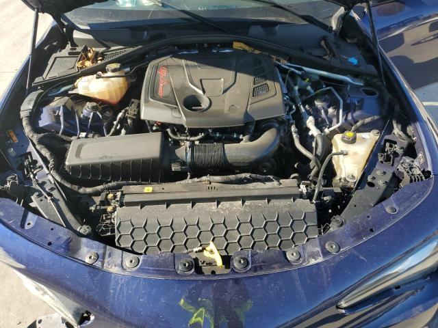 ZARFAEDN8H7550758 - 2017 ALFA ROMEO GIULIA Q4 ლურჯი ფოტო 11