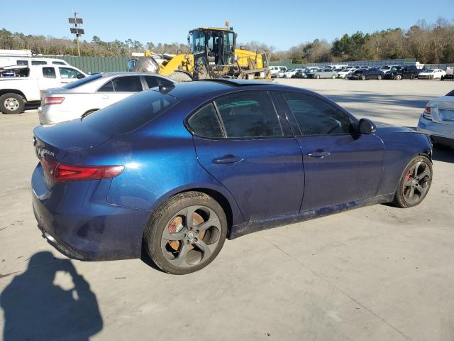 ZARFAEDN8H7550758 - 2017 ALFA ROMEO GIULIA Q4 ლურჯი ფოტო 3