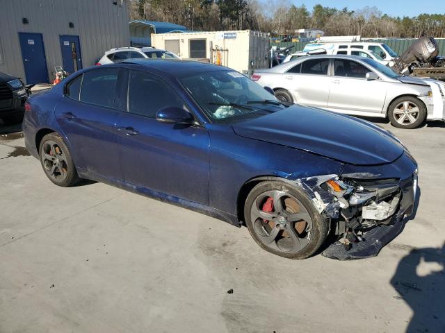 ZARFAEDN8H7550758 - 2017 ALFA ROMEO GIULIA Q4 ლურჯი ფოტო 4