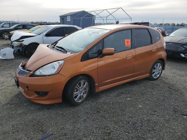 JHMGE88449S058344 - 2009 HONDA FIT SPORT ORANGE photo 1