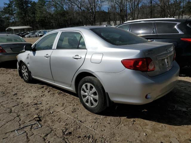 JTDBL40EX99093248 - 2009 TOYOTA COROLLA BA SILVER photo 2