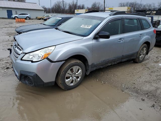 4S4BRCACXD3262505 - 2013 SUBARU OUTBACK 2.5I SILVER photo 1