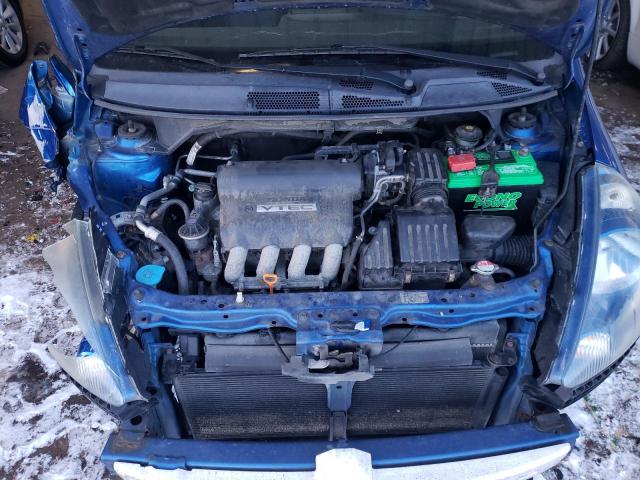 JHMGD38667S049651 - 2007 HONDA FIT S 蓝色 照片 11
