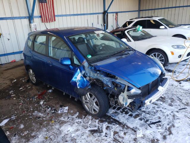 JHMGD38667S049651 - 2007 HONDA FIT S BLUE photo 4