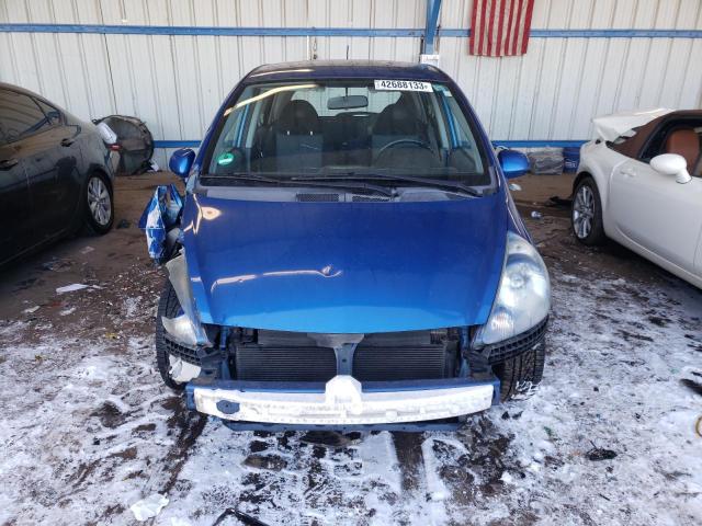 JHMGD38667S049651 - 2007 HONDA FIT S 蓝色 照片 5