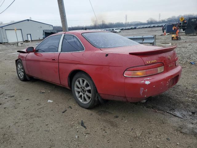 JT8JZ31C2S0029084 - 1995 LEXUS SC 300 RED photo 2