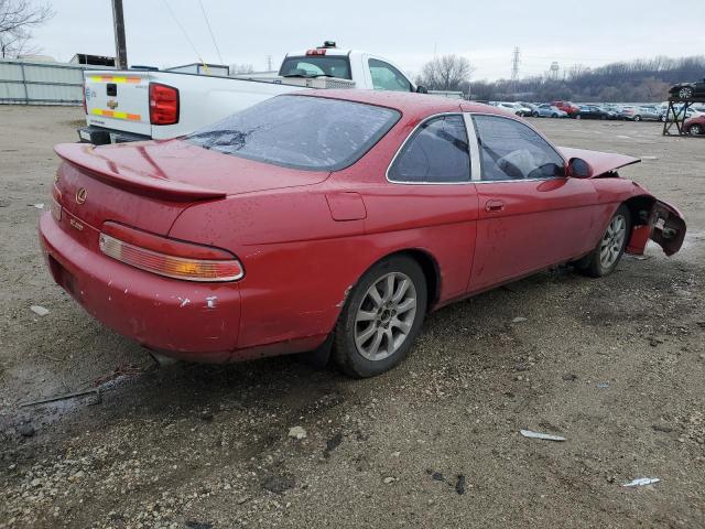 JT8JZ31C2S0029084 - 1995 LEXUS SC 300 RED photo 3