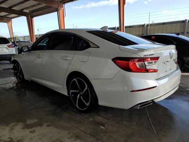 1HGCV1F30KA133488 - 2019 HONDA ACCORD SPORT WHITE photo 2