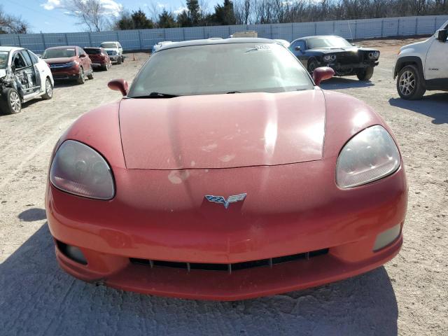 1G1YY24U555122795 - 2005 CHEVROLET CORVETTE RED photo 5