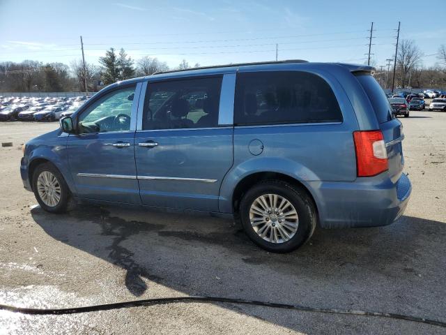 2A4RR8DG7BR797496 - 2011 CHRYSLER TOWN & COU TOURING L BLUE photo 2