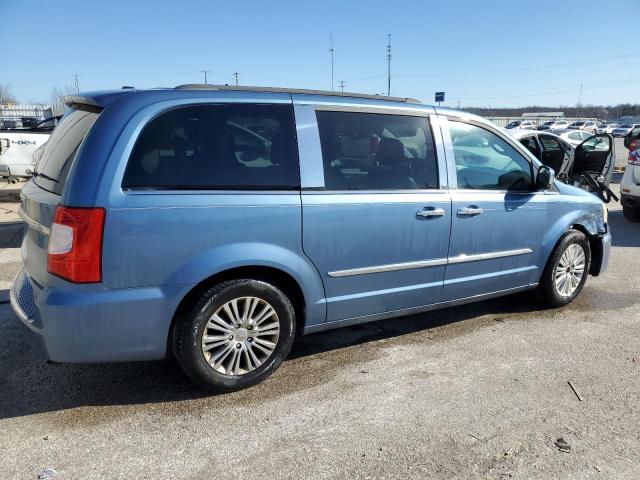 2A4RR8DG7BR797496 - 2011 CHRYSLER TOWN & COU TOURING L BLUE photo 3