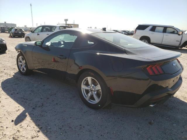 1FA6P8TH2R5111676 - 2024 FORD MUSTANG BLACK photo 2