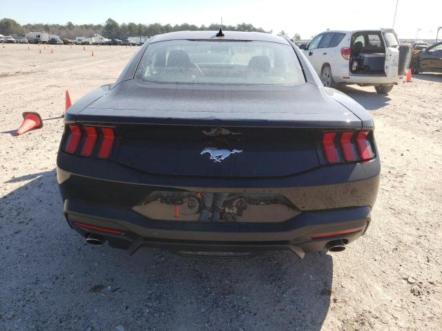 1FA6P8TH2R5111676 - 2024 FORD MUSTANG BLACK photo 6