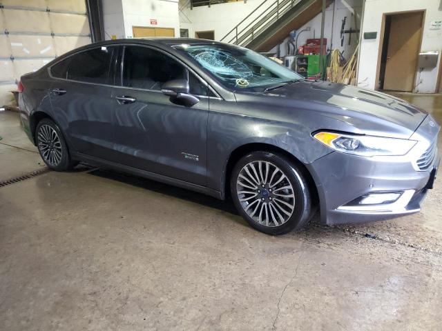 3FA6P0SU8HR414201 - 2017 FORD FUSION TITANIUM PHEV GRAY photo 4