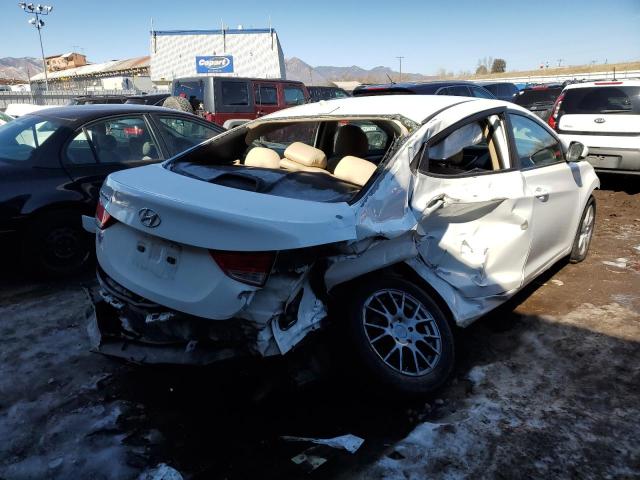 5NPDH4AE6CH079032 - 2012 HYUNDAI ELANTRA GLS WHITE photo 3