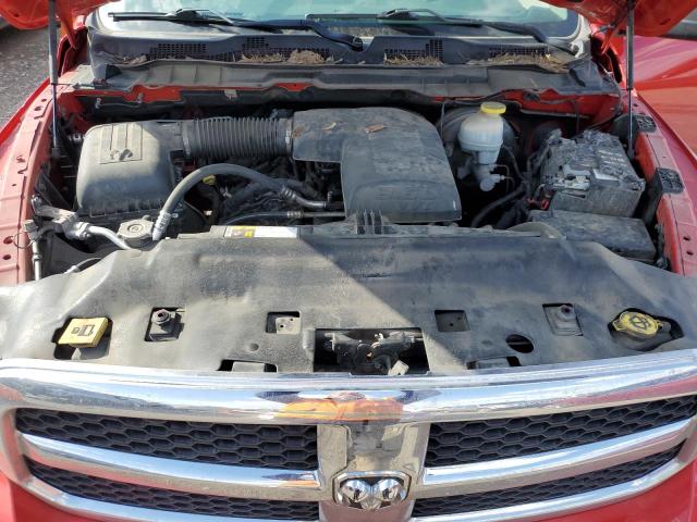 1C6RR7GG4JS155592 - 2018 RAM 1500 SLT RED photo 11