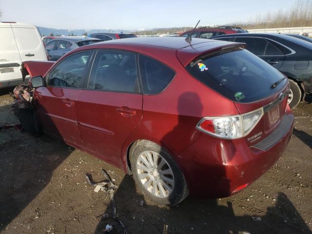 JF1GH6B60AH817683 - 2010 SUBARU IMPREZA 2.5I PREMIUM RED photo 2