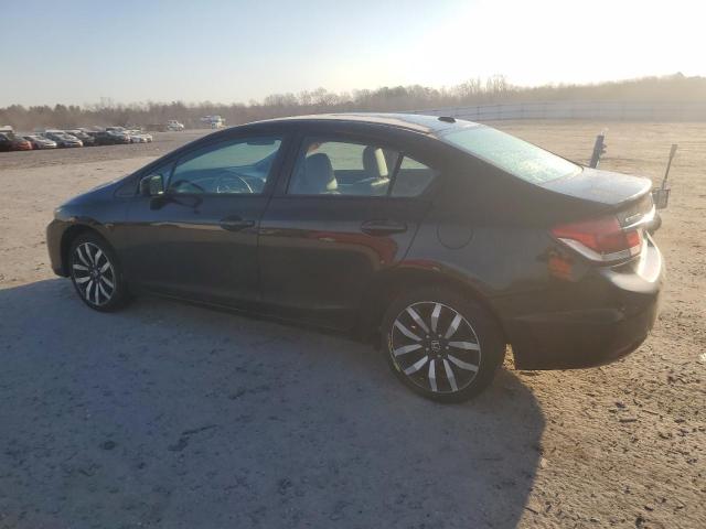 19XFB2F91FE227171 - 2015 HONDA CIVIC EXL შავი ფოტო 2