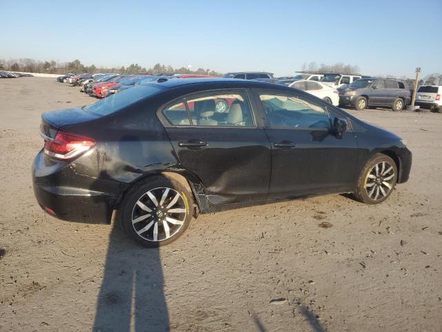 19XFB2F91FE227171 - 2015 HONDA CIVIC EXL შავი ფოტო 3