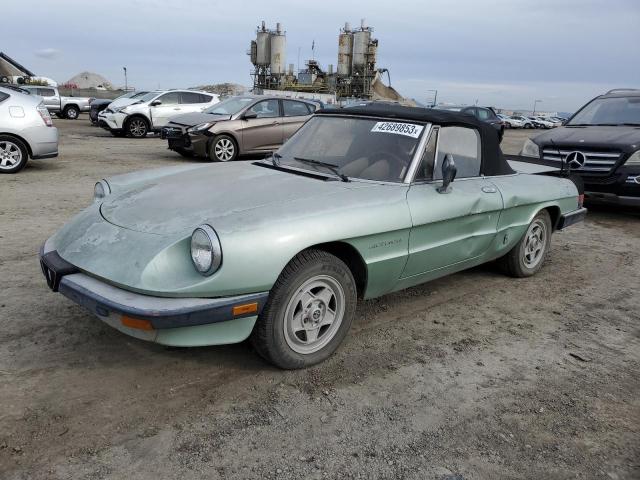 ZARBA5415F1021960 - 1985 ALFA ROMEO VELOCE 2000 SPIDER GREEN photo 1