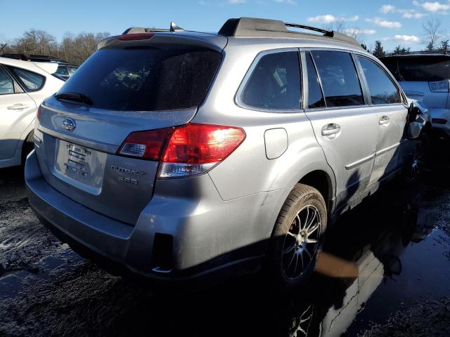 4S4BRDKC7B2413890 - 2011 SUBARU OUTBACK 3.6R LIMITED SILVER photo 3