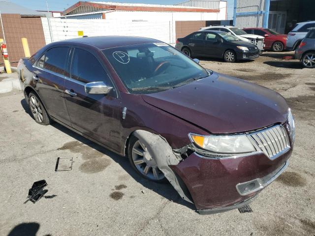 3LNHL2GC7BR755019 - 2011 LINCOLN MKZ BURGUNDY photo 4