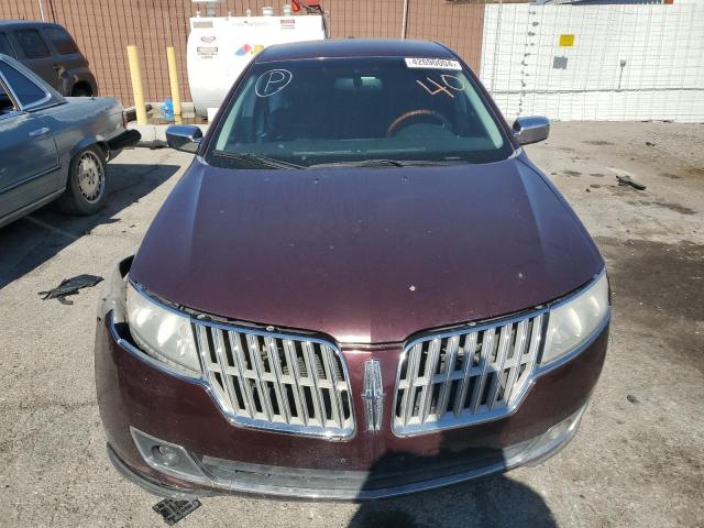 3LNHL2GC7BR755019 - 2011 LINCOLN MKZ BURGUNDY photo 5