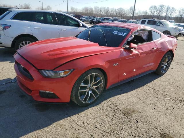 1FA6P8CFXF5346899 - 2015 FORD MUSTANG GT RED photo 1