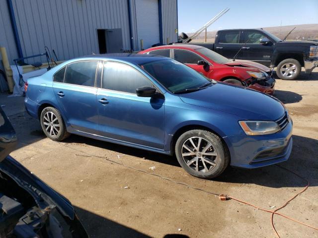 3VWD67AJ6GM260696 - 2016 VOLKSWAGEN JETTA SE BLUE photo 4