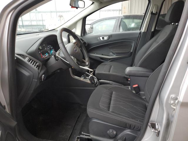 MAJ6P1UL7JC200766 - 2018 FORD ECOSPORT SE SILVER photo 7