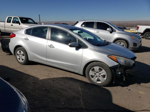 KNAFX4A68F5416242 - 2015 KIA FORTE LX SILVER photo 4