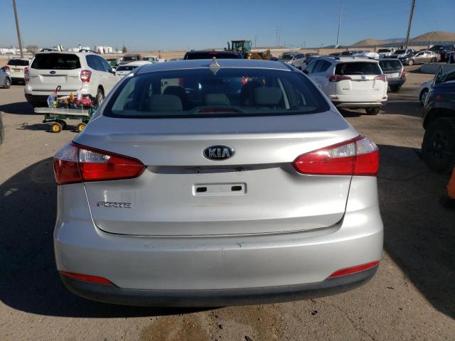 KNAFX4A68F5416242 - 2015 KIA FORTE LX SILVER photo 6