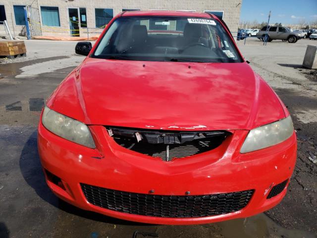 1YVHP80C885M32738 - 2008 MAZDA 6 I RED photo 5