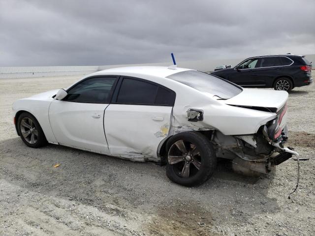 2C3CDXHG0FH870383 - 2015 DODGE CHARGER SXT WHITE photo 2