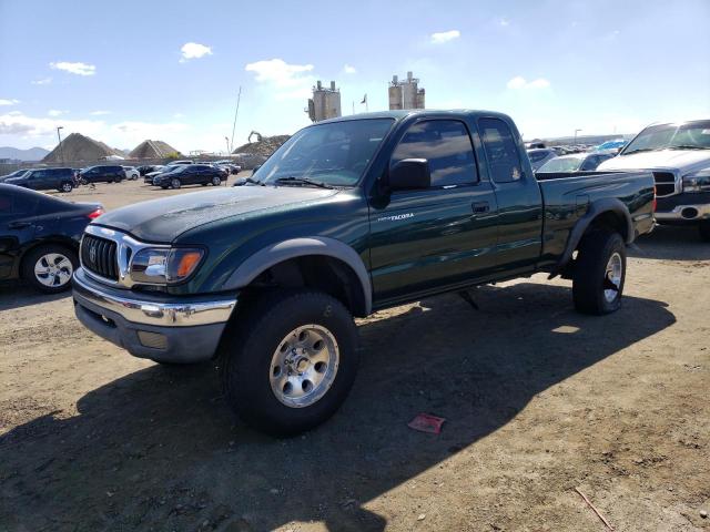 5TESM92N01Z855664 - 2001 TOYOTA TACOMA XTRACAB PRERUNNER GREEN photo 1