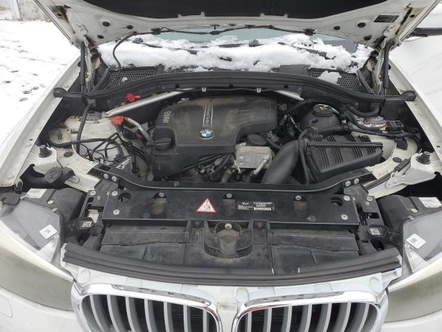 5UXWX9C54F0D45365 - 2015 BMW X3 XDRIVE28I WHITE photo 11