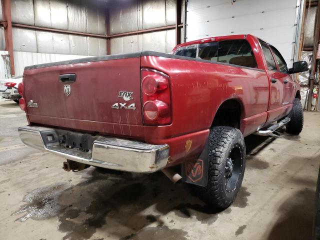 3D7KS28D58G238770 - 2008 DODGE RAM 2500 ST BURGUNDY photo 3