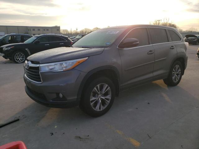 2015 TOYOTA HIGHLANDER LE, 