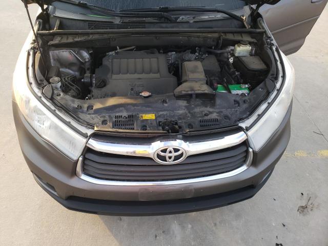 5TDZKRFH2FS110590 - 2015 TOYOTA HIGHLANDER LE GRAY photo 12