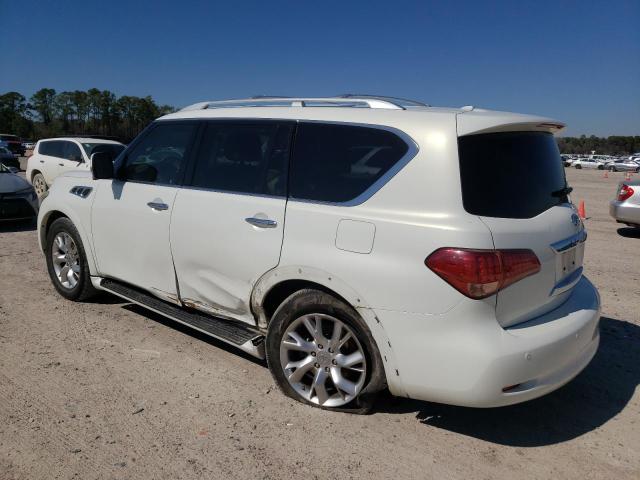 JN8AZ2NF6D9550733 - 2013 INFINITI QX56 WHITE photo 2