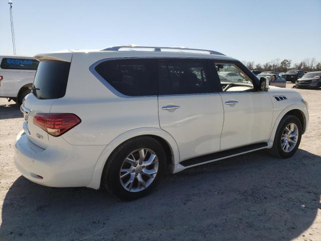 JN8AZ2NF6D9550733 - 2013 INFINITI QX56 WHITE photo 3