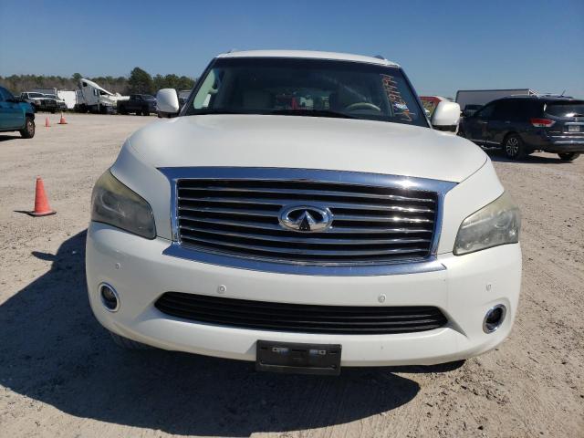 JN8AZ2NF6D9550733 - 2013 INFINITI QX56 WHITE photo 5