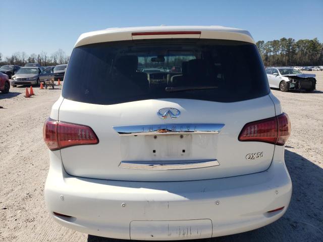 JN8AZ2NF6D9550733 - 2013 INFINITI QX56 WHITE photo 6