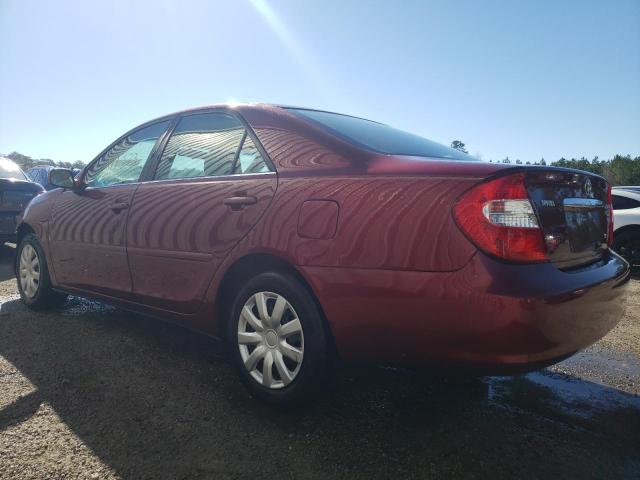 4T1BE32K04U320505 - 2004 TOYOTA CAMRY LE BURGUNDY photo 2