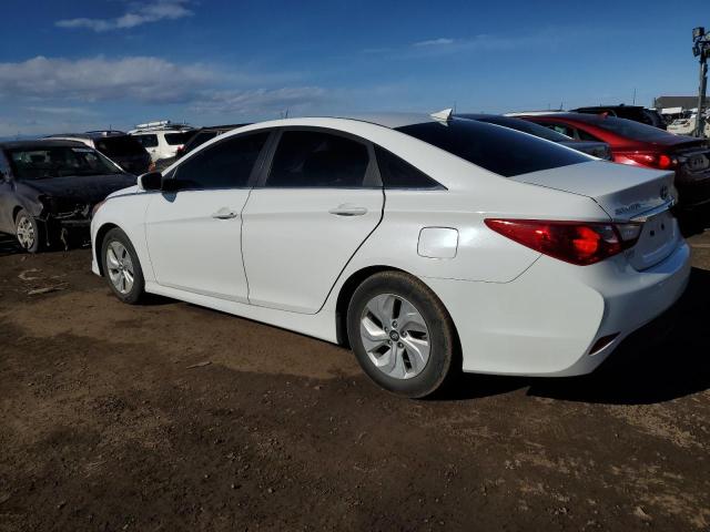 5NPEB4AC0EH822615 - 2014 HYUNDAI SONATA GLS WHITE photo 2