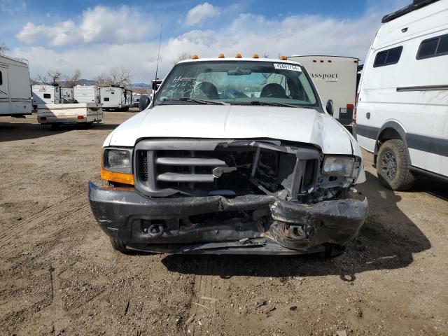 1FTNX20LX1EB61404 - 2001 FORD F250 SUPER DUTY WHITE photo 5