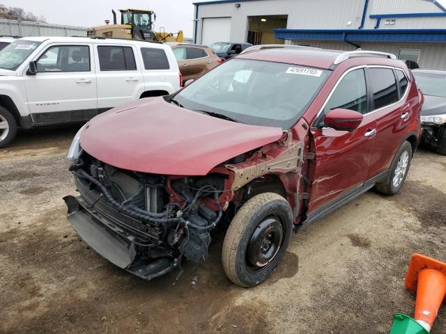 5N1AT2MV0JC761703 - 2018 NISSAN ROGUE S RED photo 1