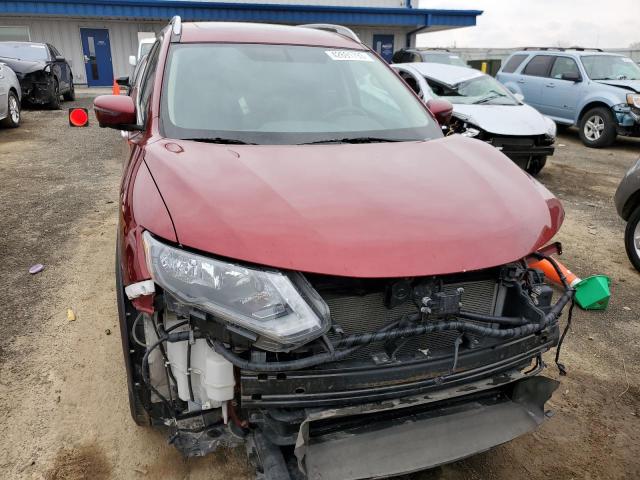 5N1AT2MV0JC761703 - 2018 NISSAN ROGUE S RED photo 5