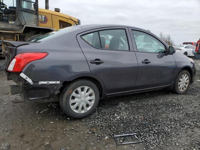 3N1CN7AP5FL802285 - 2015 NISSAN VERSA S GRAY photo 3